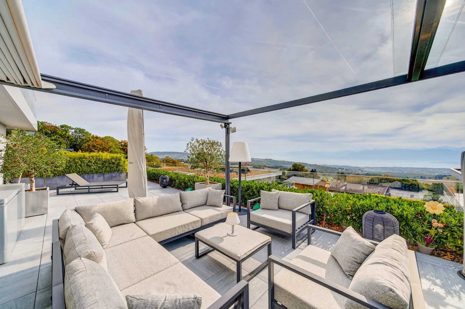 A Rare and Stunning Luxury Apartment with Spectacular Lake & Mont Blanc Views