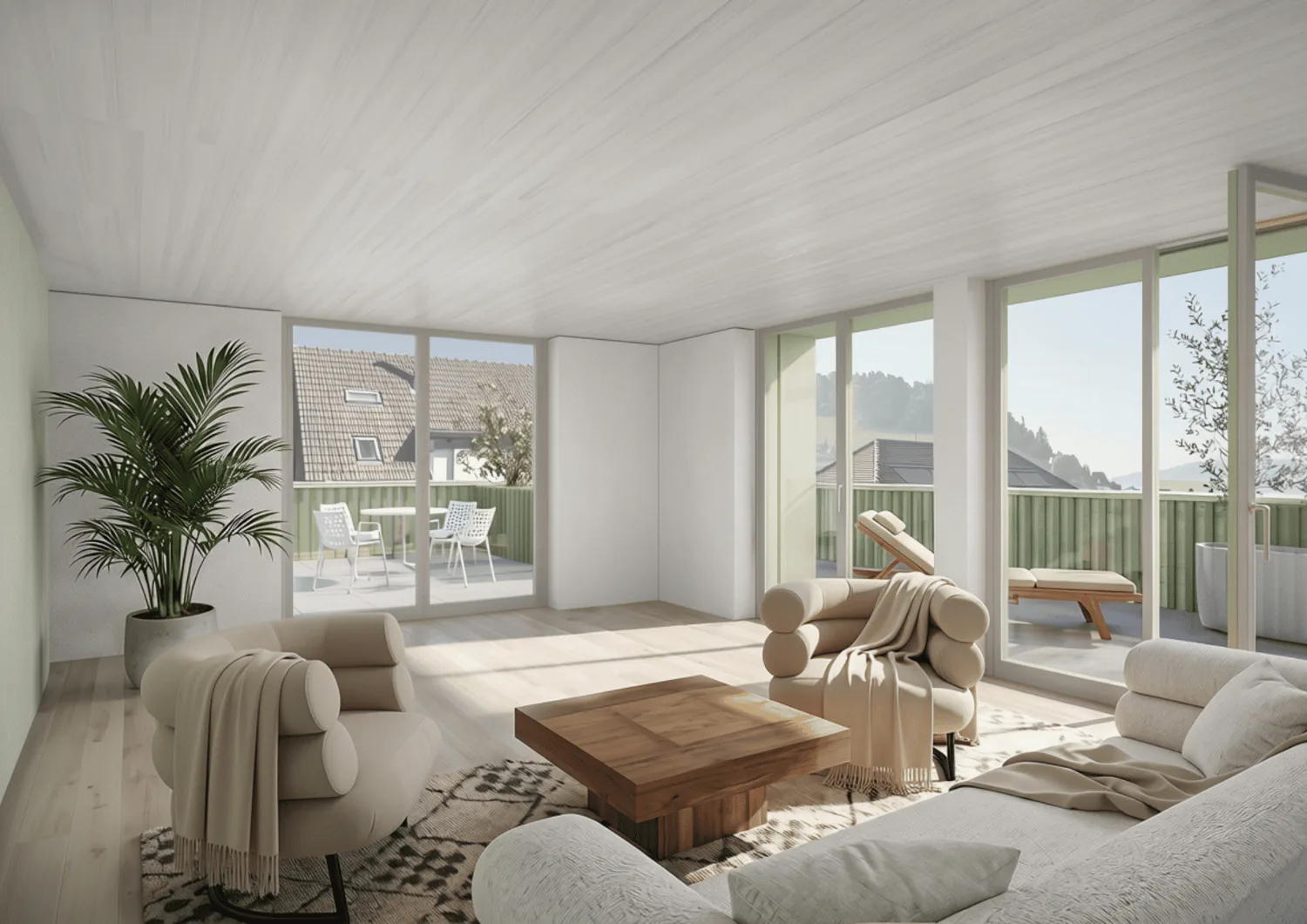 NEUBAU Attika-Maisonette 4.5 oder 5.5 Zimmer am Lägernhang