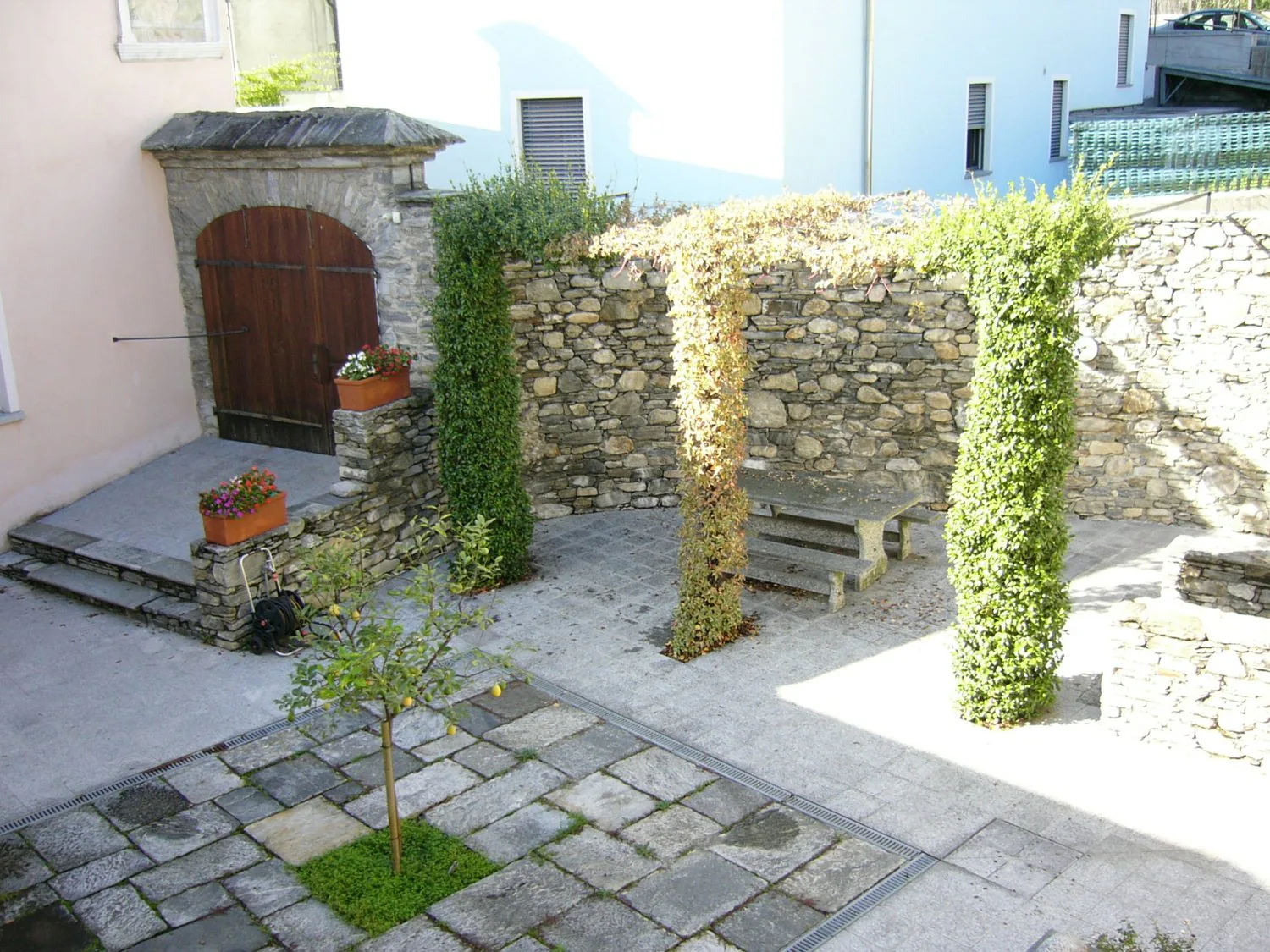 Minusio - Charakteristisches Rustico mit Innenhof