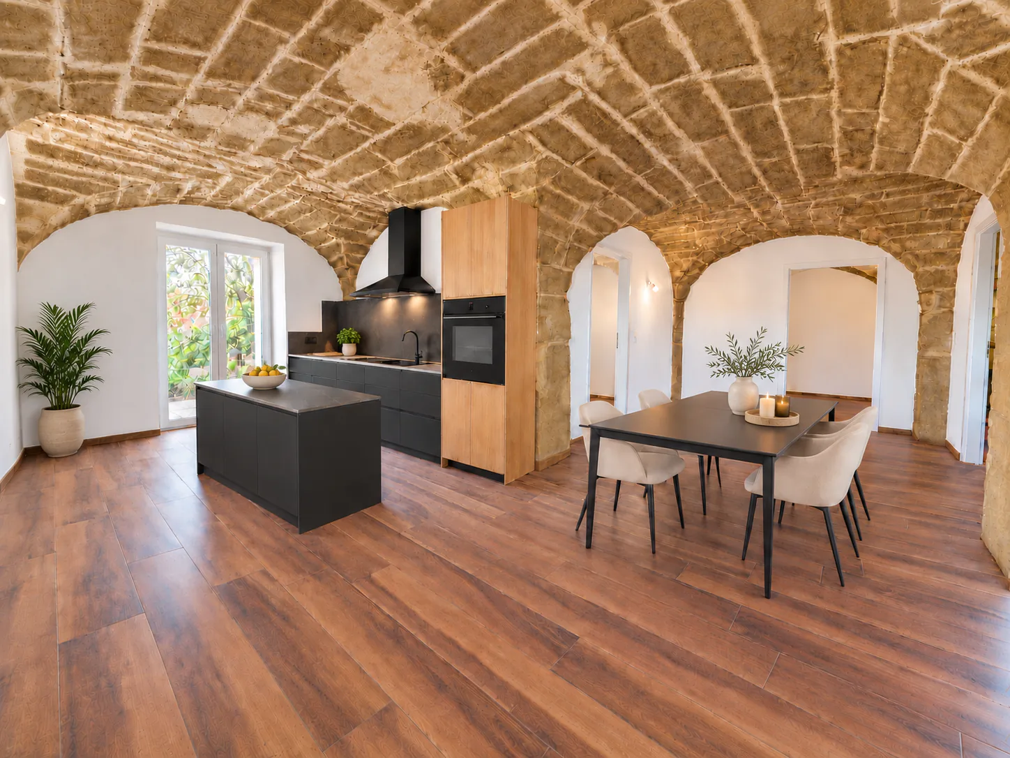 Appartamento nuovo - 3,5 locali con volte e terrazza di 48 m²