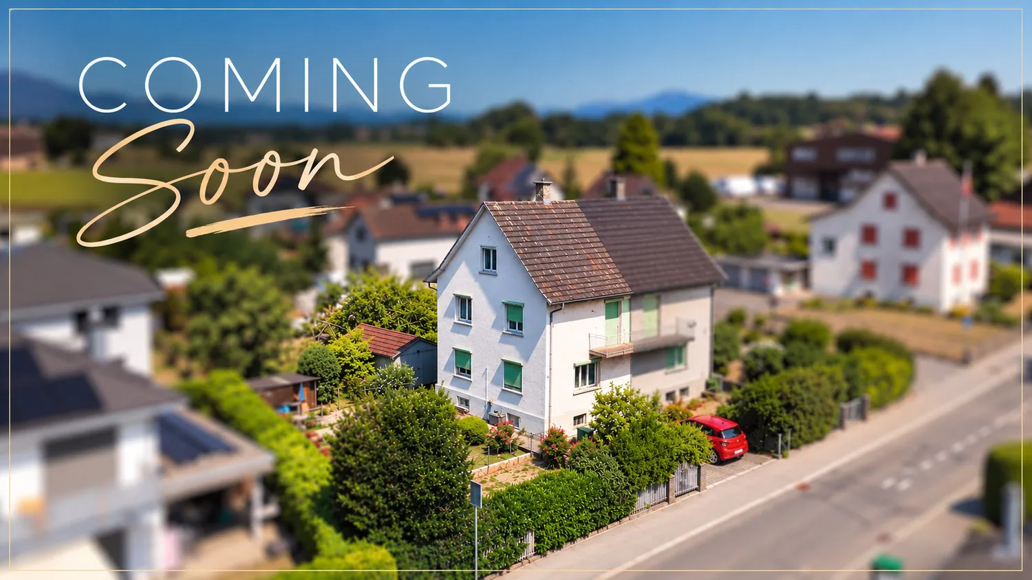 COMING SOON – Charming semi-detached house with garden and space for own ideas