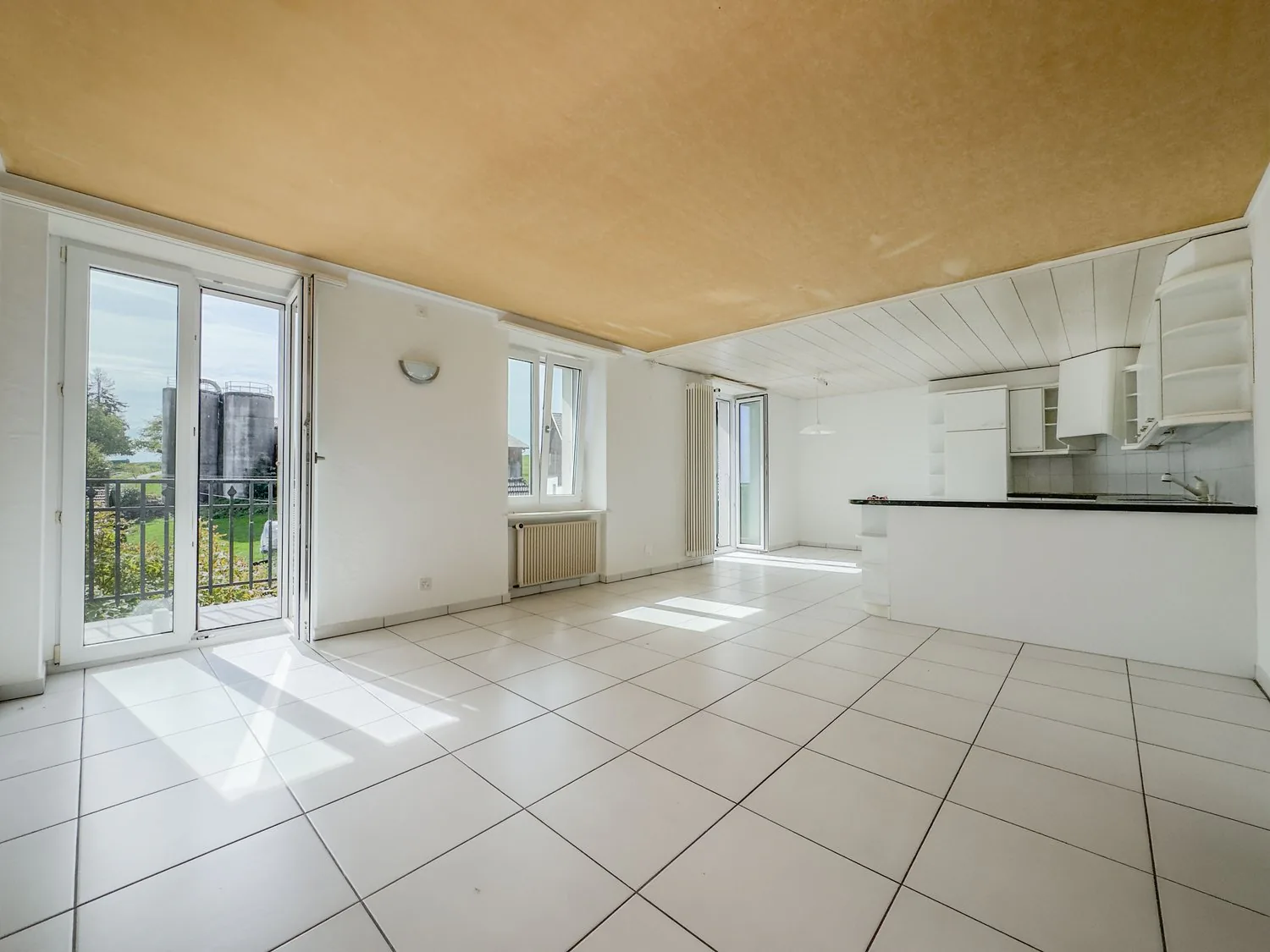 Spacious apartment in a quiet village