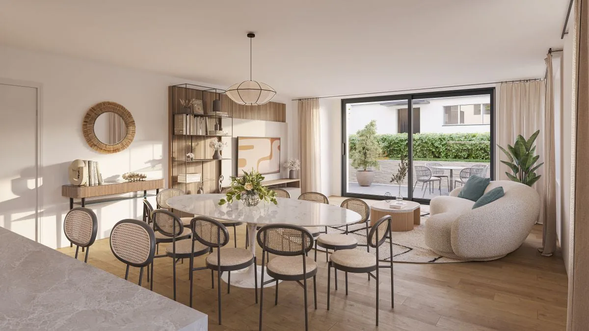 Lot A - Duplex traversant de 3,5 pièces avec terrasse