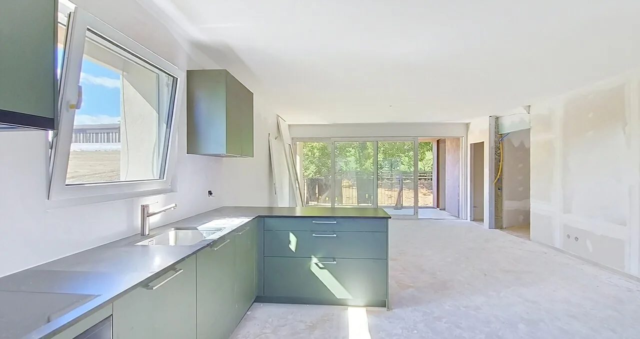 3 ville contigue 5.5 locali con giardino privato a Dompierre
