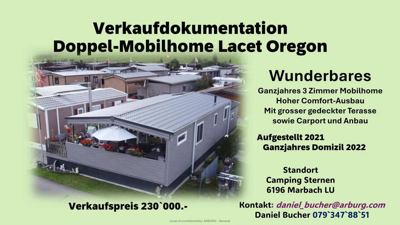 Casa mobile doppia LACET OREGON