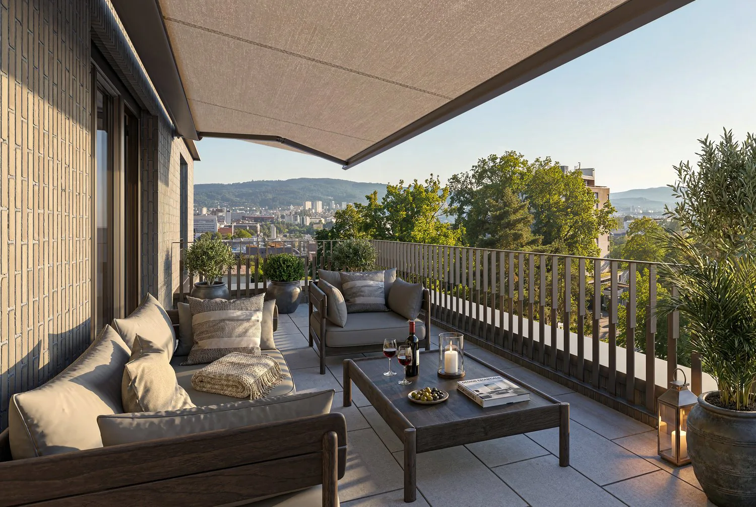 Appartamento attico esclusivo di 2,5 locali con terrazze spaziose a Zürich-Höngg