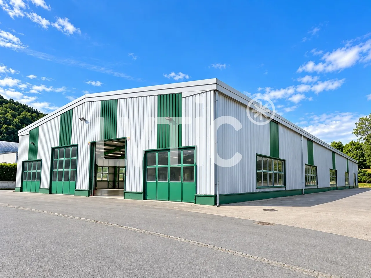 Industriegebäude von 2100 m2 auf einem Grundstück von 4700 m2 zur Miete in Moudon