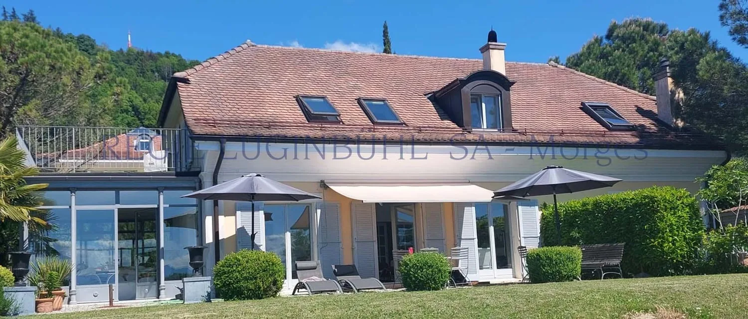 Einzigartige Villa mit Blick auf den Genfersee