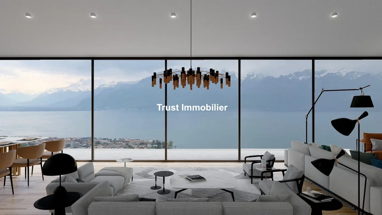 8005. Villa à construire à Glion