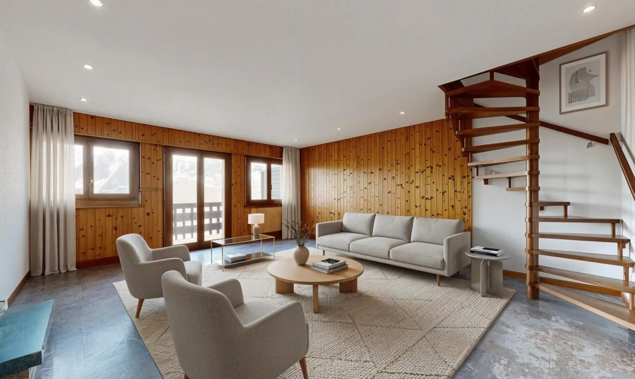 Duplex plus une chambre indépendante avec vue panoramique