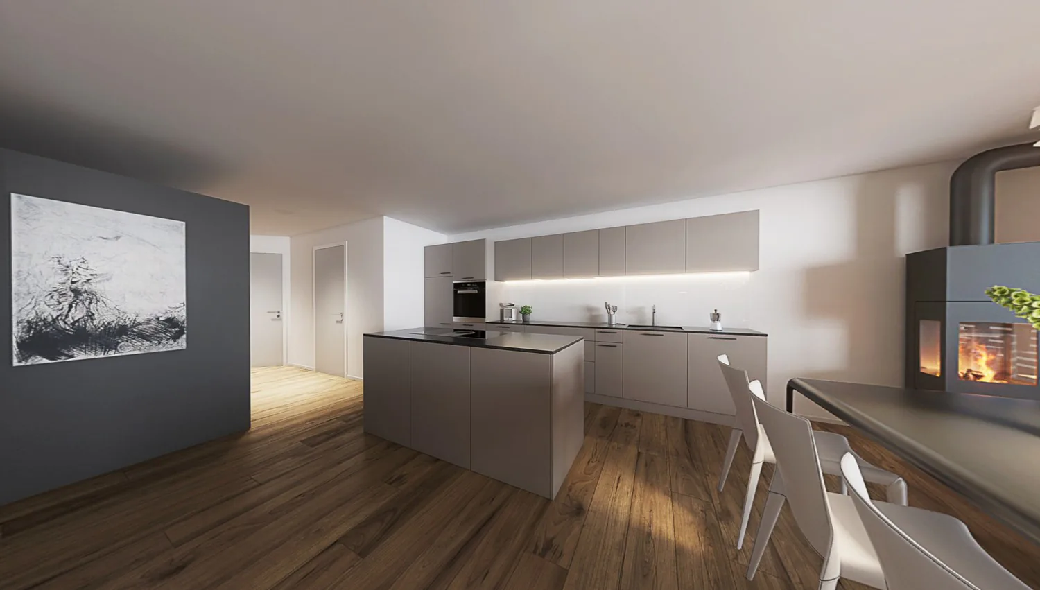 Appartement de 4,5 pièces neuf au 1er étage à Gunten
