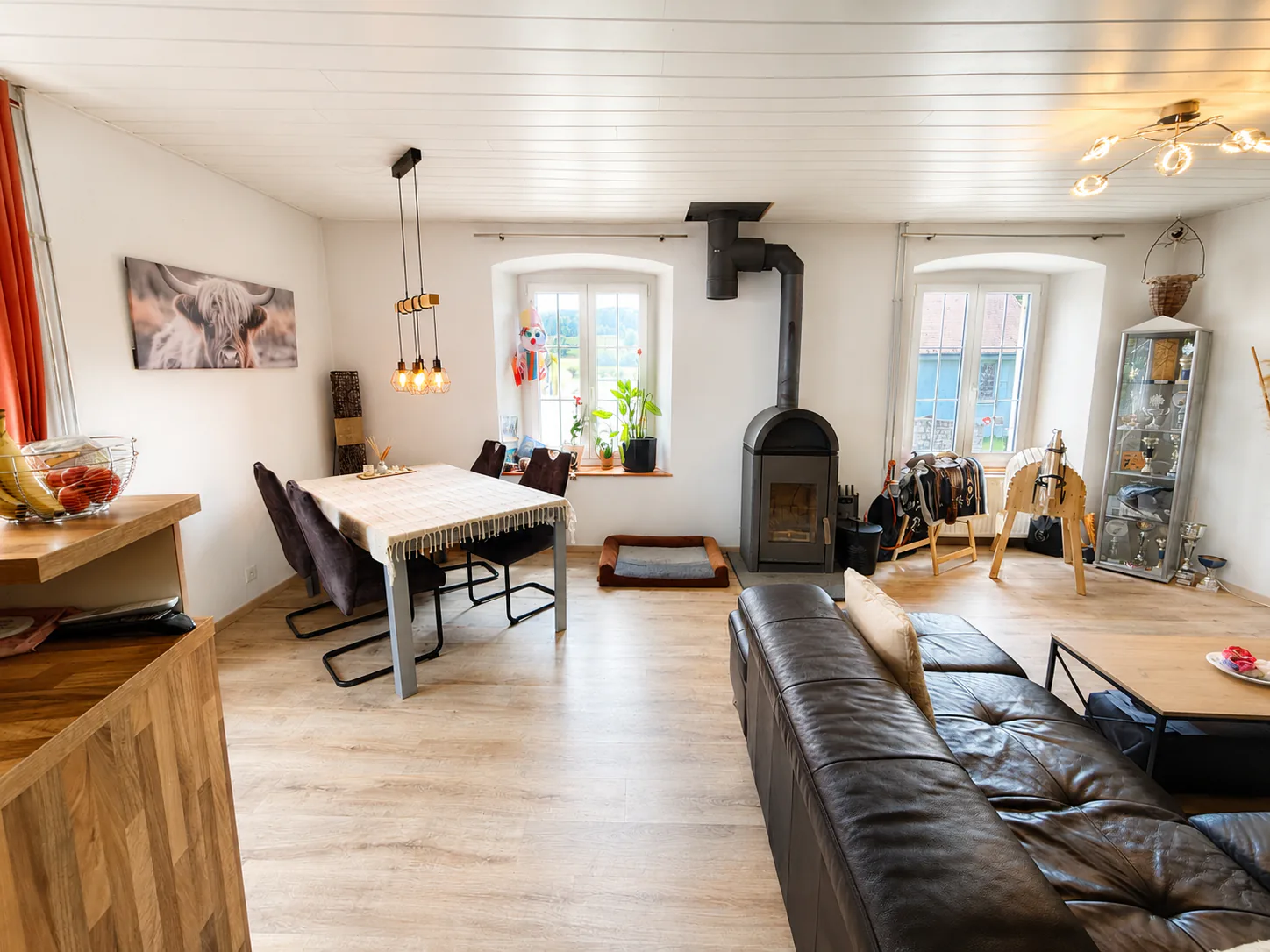 Charming semi-detached house in Grandfontaine – 4.5 rooms with garage and balcony