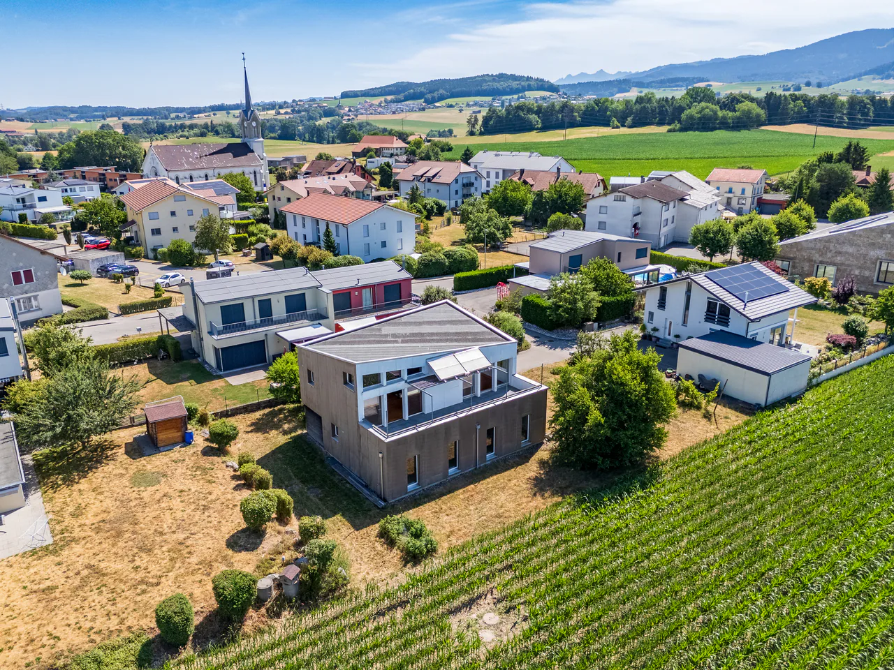 Villa individuelle d'architecte avec magnifique vue sur le Moléson