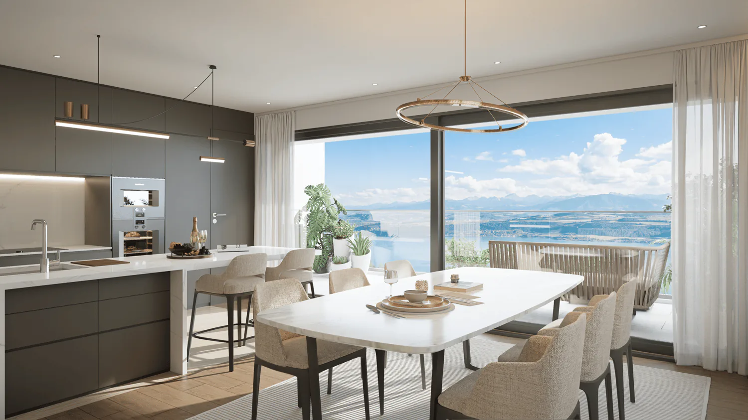 VILLA PANORAMA – Contemporary villas with a view of Lake Neuchâtel