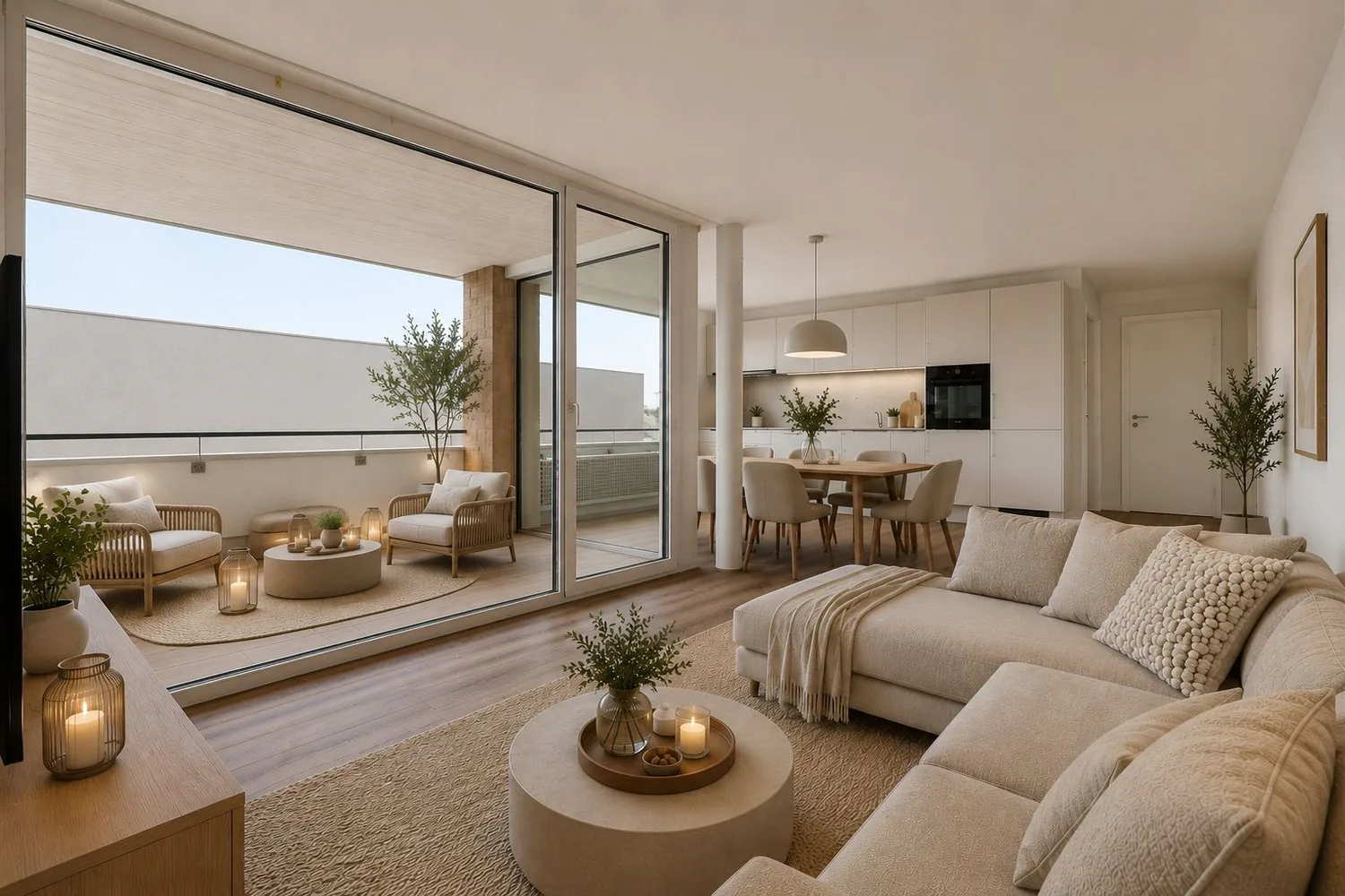 Habitation moderne et détente – Appartement neuf avec loggia ensoleillée - Loué