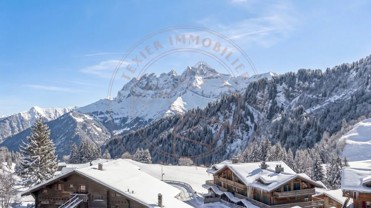 Ampio triplex con accesso diretto alle piste a Les Crosets