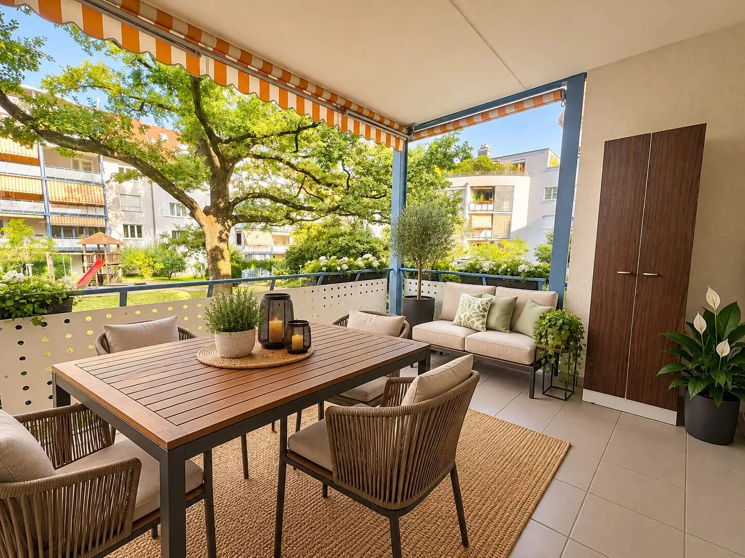 Appartement 3.5 pièces avec balcon couvert à louer à Binningen