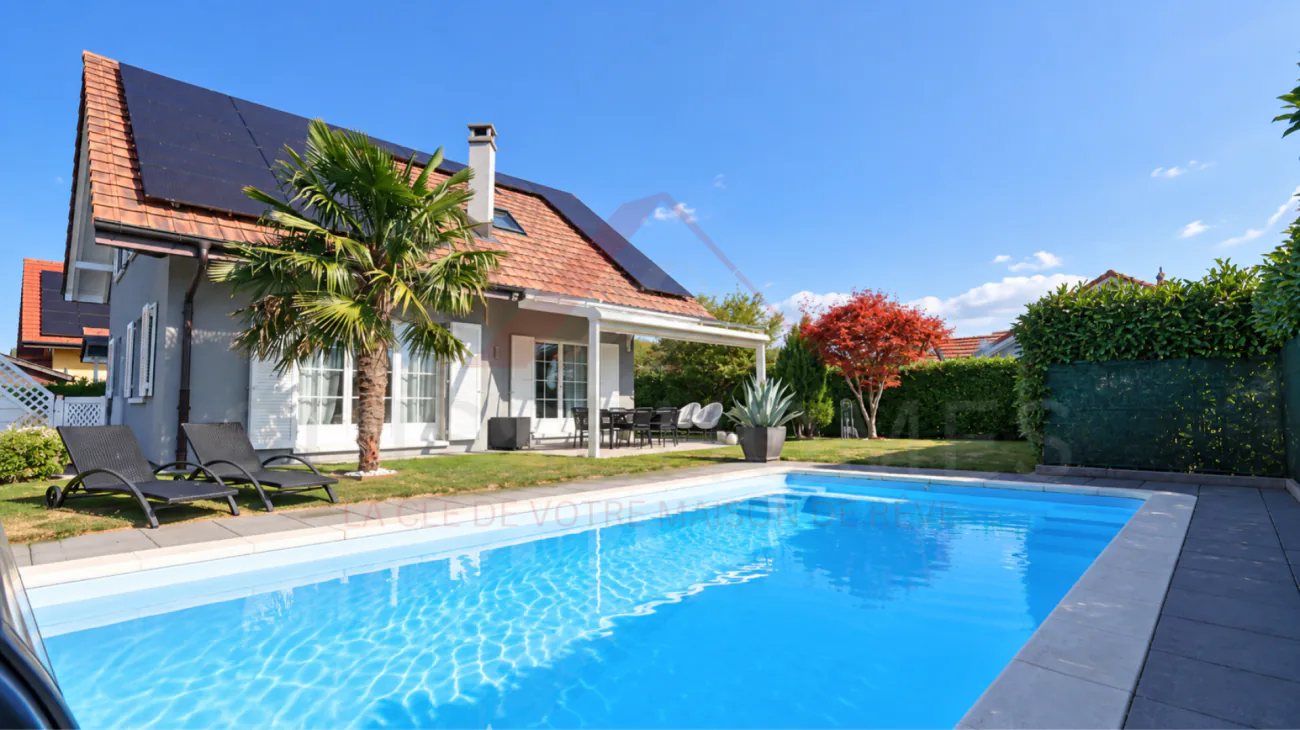 Les vacances commencent chez vous - villa rénovée de 5.5 pièces avec piscine et photovoltaïque