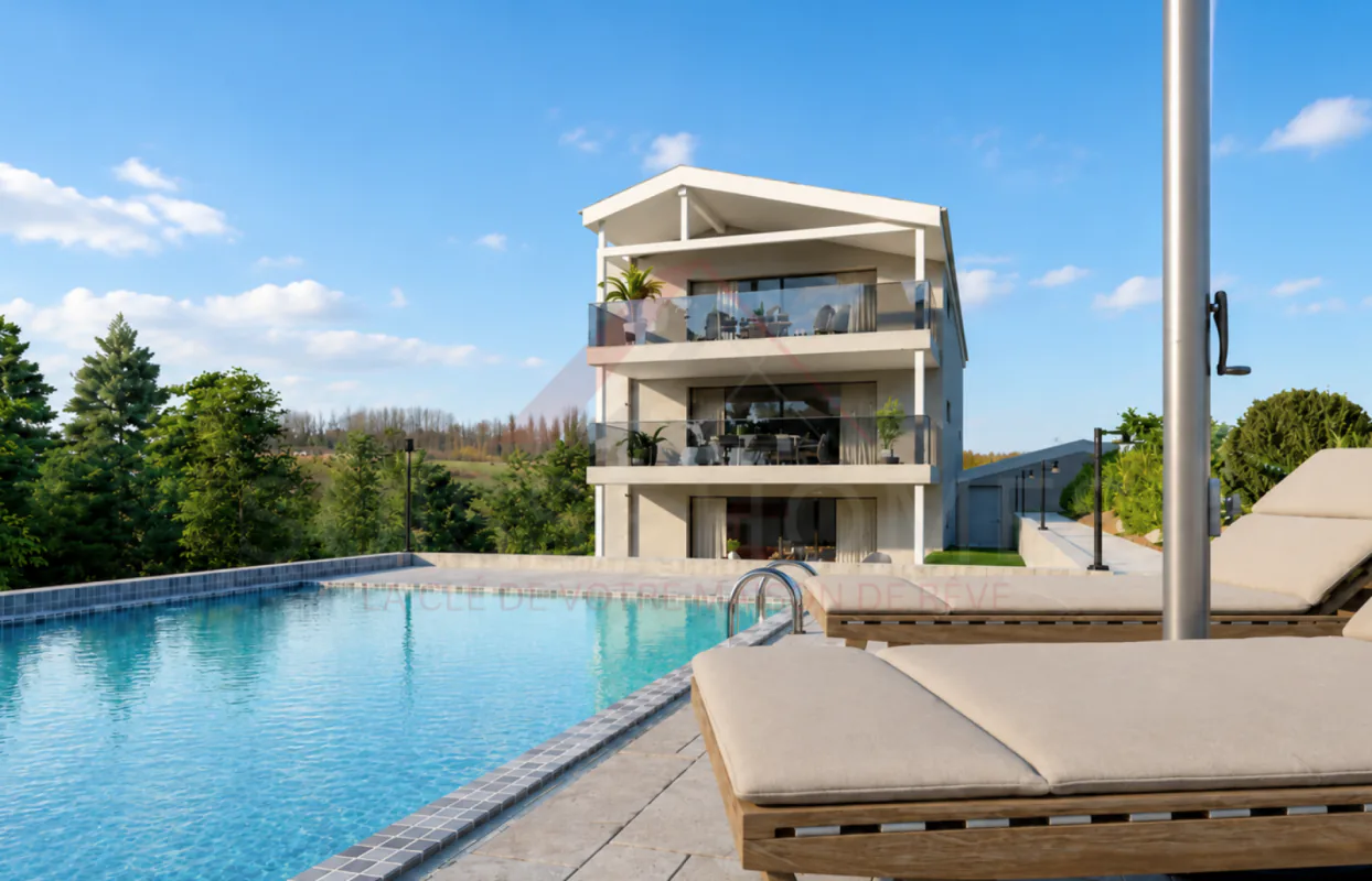 Sous les combles, au soleil - 4.5 pièces neuf avec balcon